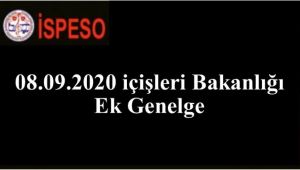 08.09. içişleri Bakanlığı Ek Genelge