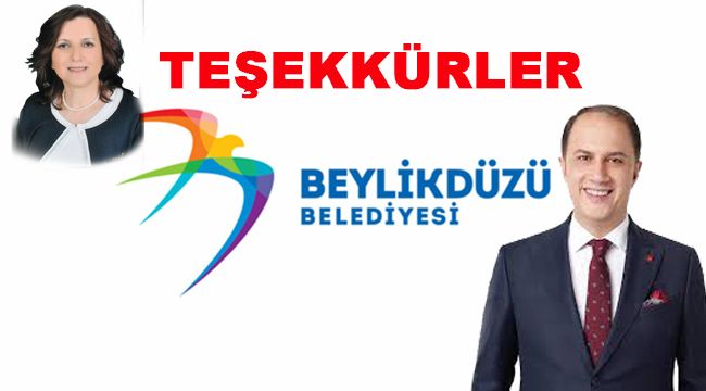 Teşekkürler Beylikdüzü Belediyesi