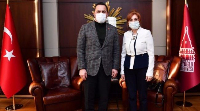 Başkanımız Terlan KAYA'dan Beyoğlu Belediye Başkanı Haydar Ali YILDIZ'a ziyaret