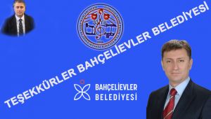 Teşekkürler Bahçelievler Belediyesi