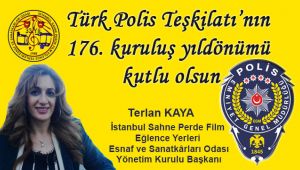 Türk Polis Teşkilatının 176. Kuruluş Yıldönümü Kutlu Olsun