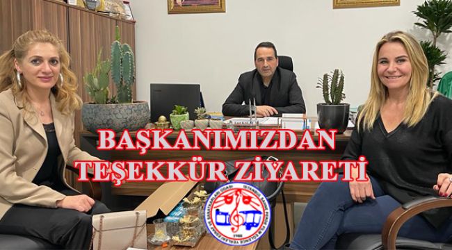 Başkanımızdan Üsküdar Belediyesine Teşekkür Ziyareti