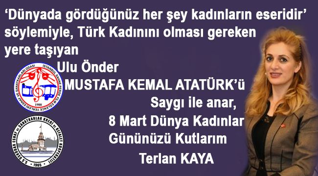 8 MART DÜNYA KADINLARI GÜNÜ