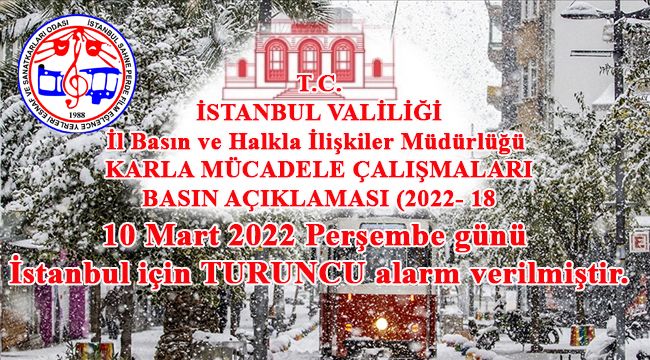 İSTANBUL VALİLİĞİ'İNDEN UYARI