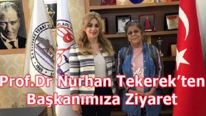 Prof. Dr. Nurhan Tekerek'ten Başkanımıza Ziyaret