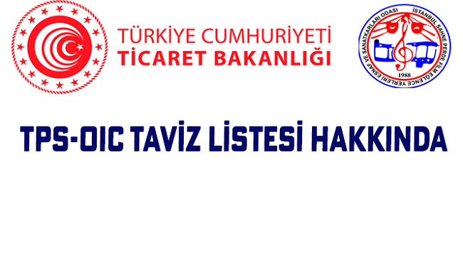 TPS-OIC Taviz Listesi Hakkında