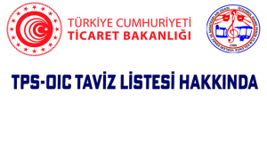 TPS-OIC Taviz Listesi Hakkında