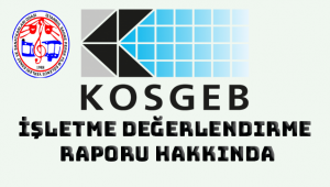 KOSGEB İşletme Değerlendirme Raporu Hakkında