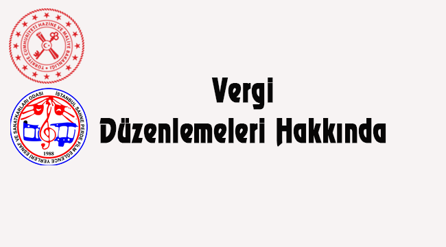  Vergi Düzenlemeleri Hakkında