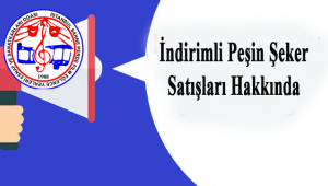 İndirimli Peşin Şeker Satışları Hakkında