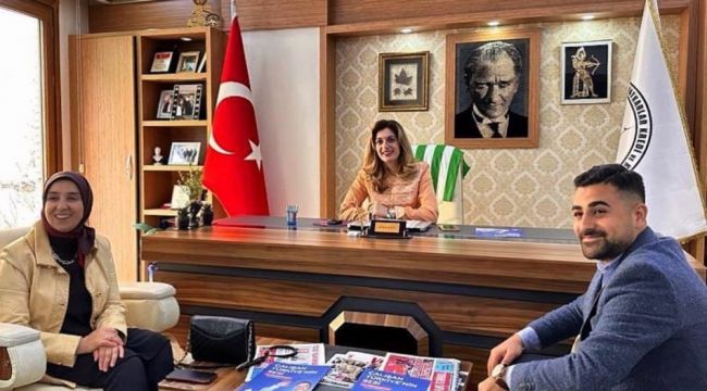 DEVA PARTİSİ GENEL BAŞKAN YARDIMCISI ELİF ESEN ODAMIZI ZİYARET ETTİ