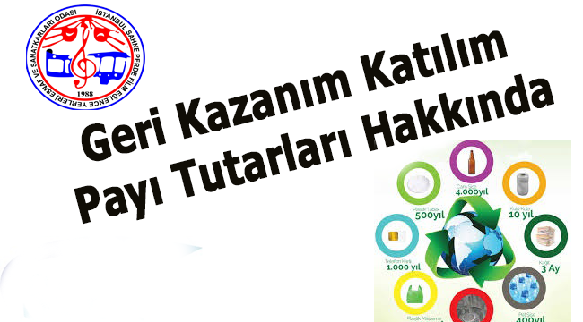 Geri Kazanım Katılım Payı Tutarları Hakkında