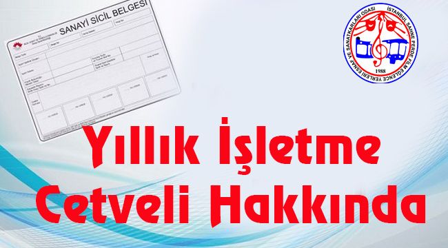  Yıllık İşletme Cetveli Hakkında