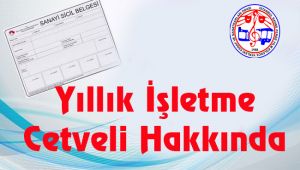  Yıllık İşletme Cetveli Hakkında